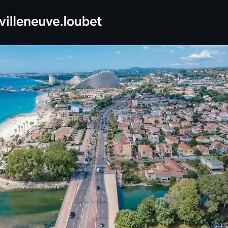 Studio Beach Appartamento Villeneuve-Loubet